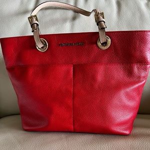 Michael Kors red shoulder bag